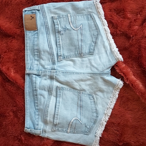 American Eagle Shortie Jean Shorts - Picture 2 of 10